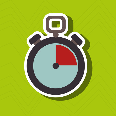 chronometer icon design, vector illustration eps10 graphicのイラスト素材