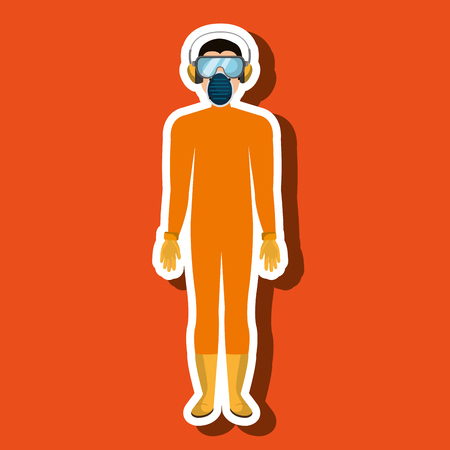 safety equipment design, vector illustration eps10 graphicのイラスト素材