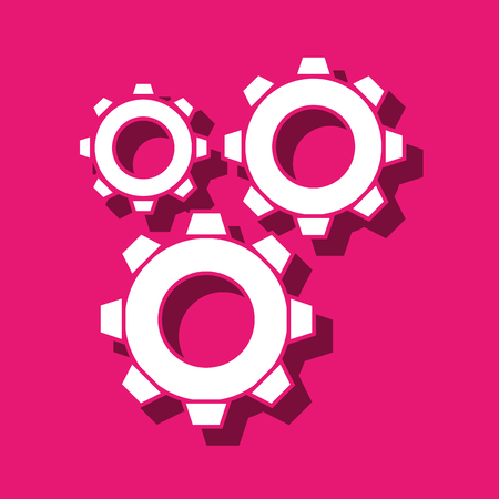 gears icon design, vector illustration eps10 graphicのイラスト素材