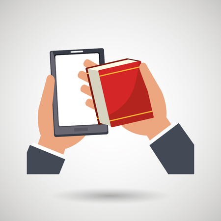 electronic book design, vector illustration eps10 graphicのイラスト素材