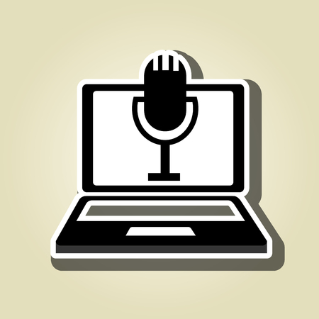 digital sound design, vector illustration eps10 graphicのイラスト素材