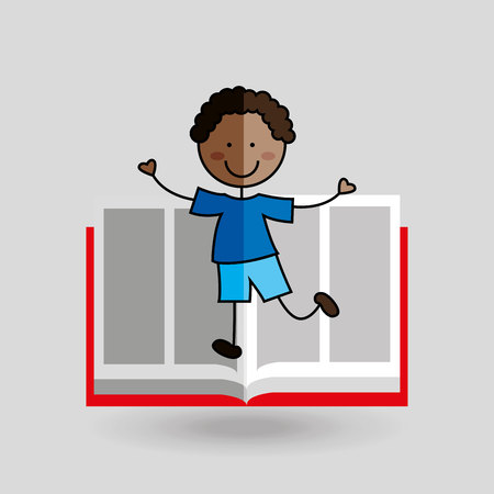 school students design, vector illustration eps10 graphicのイラスト素材