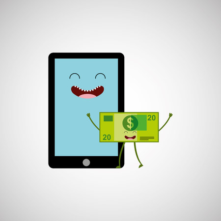 device electronic character design, vector illustration eps10 graphicのイラスト素材