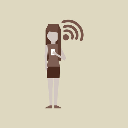 addiction to cell design, vector illustration eps10 graphicのイラスト素材