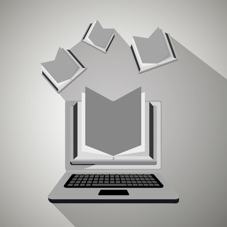 electronic book designのイラスト素材
