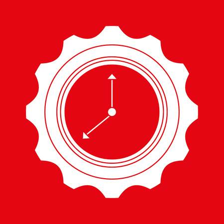 time flat icon design, vector illustration eps10 graphicのイラスト素材