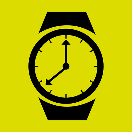 time flat icon design, vector illustration eps10 graphicのイラスト素材