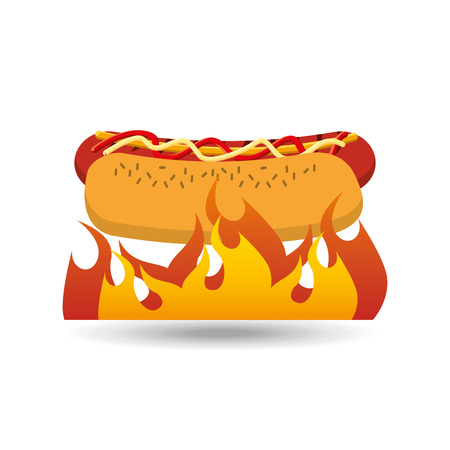 delicious fast food design, vector illustration eps10 graphicのイラスト素材