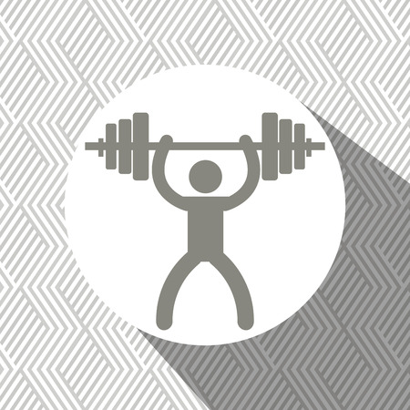 fitness equipment design, vector illustration eps10 graphicのイラスト素材