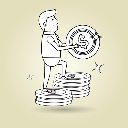 funding concept design, vector illustration eps10 graphicのイラスト素材