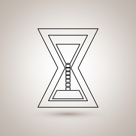 time flat icon design, vector illustration eps10 graphicのイラスト素材