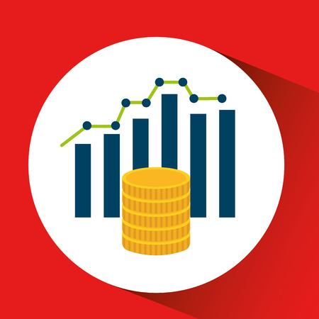 economy concept design, vector illustration eps10 graphicのイラスト素材