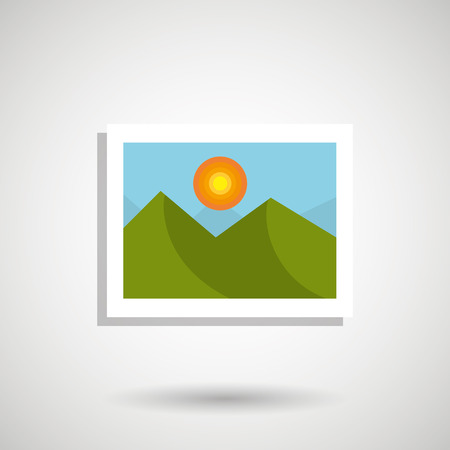picture icon  design, vector illustration eps10 graphicのイラスト素材
