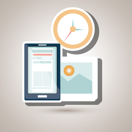 wearable technology  design, vector illustration eps10 graphicのイラスト素材