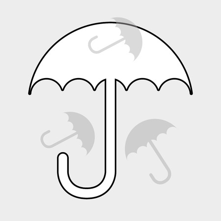 umbrella icon  design, vector illustration eps10 graphicのイラスト素材