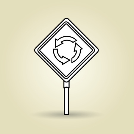 road sign design, vector illustration eps10 graphicのイラスト素材