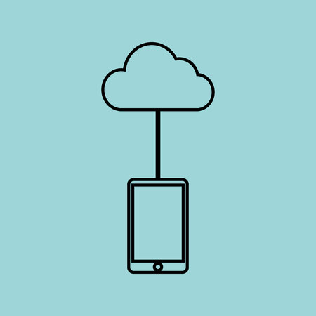 cloud computing design, vector illustration eps10 graphicのイラスト素材