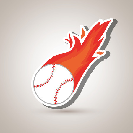 baseball sport design, vector illustration eps10 graphicのイラスト素材