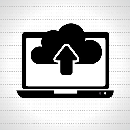 cloud computing designのイラスト素材