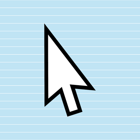 mouse pointer design, vector illustration eps10 graphicのイラスト素材