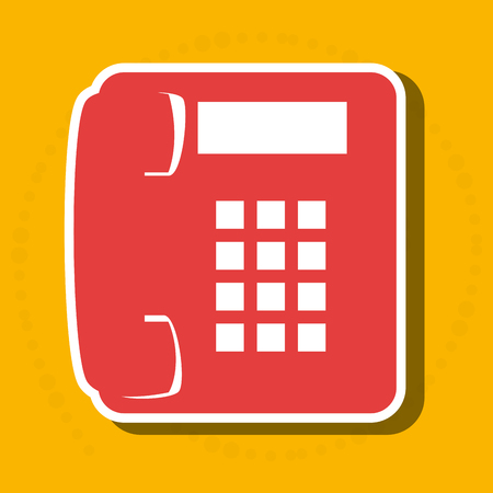 telephone icon  design, vector illustration eps10 graphicのイラスト素材