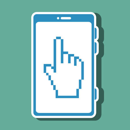 mouse pointer design, vector illustration eps10 graphicのイラスト素材