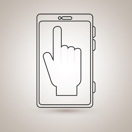 mouse pointer design, vector illustration eps10 graphicのイラスト素材