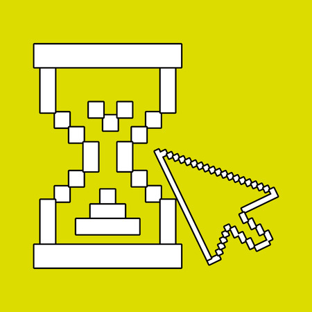 mouse pointer design, vector illustration eps10 graphicのイラスト素材