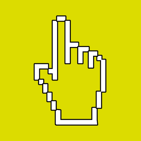 mouse pointer design, vector illustration eps10 graphicのイラスト素材