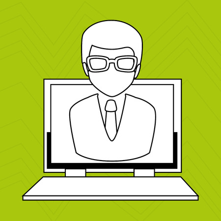 user avatar design, vector illustration eps10 graphicのイラスト素材