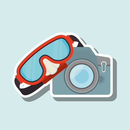 travel vacations design, vector illustration eps10 graphicのイラスト素材