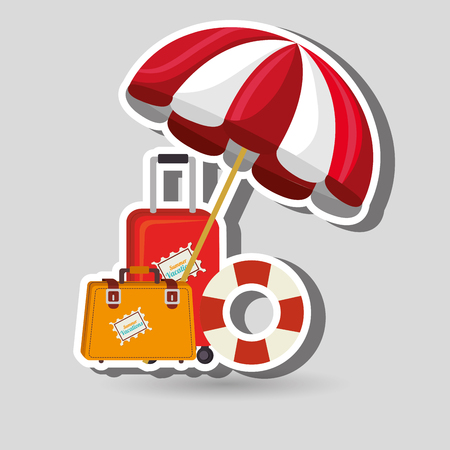 travel vacations design, vector illustration eps10 graphicのイラスト素材