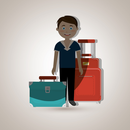 travel vacations design, vector illustration eps10 graphicのイラスト素材