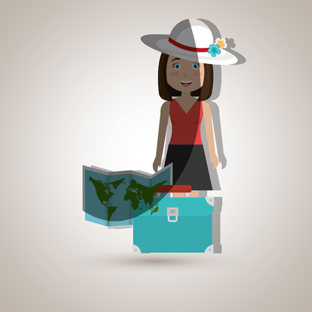 travel vacations design, vector illustration eps10 graphicのイラスト素材