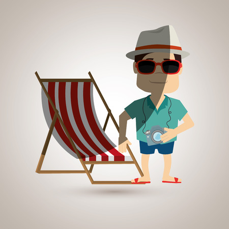 travel vacations design, vector illustration eps10 graphicのイラスト素材