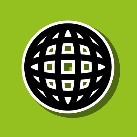 sphere icon design, vector illustration eps10 graphicのイラスト素材