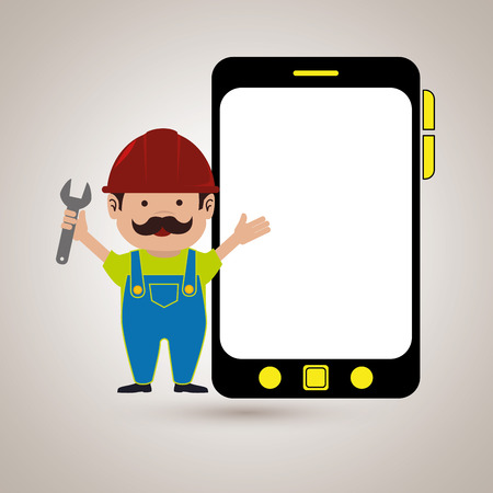 repair service design, vector illustration eps10 graphicのイラスト素材