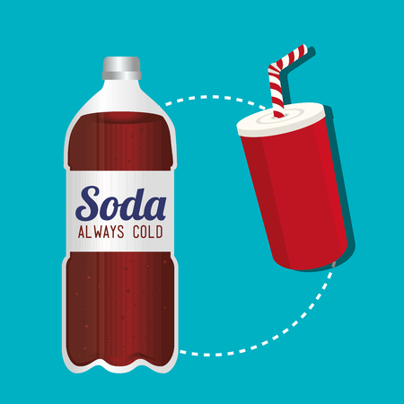 beverage flat icon design, vector illustration eps10 graphicのイラスト素材