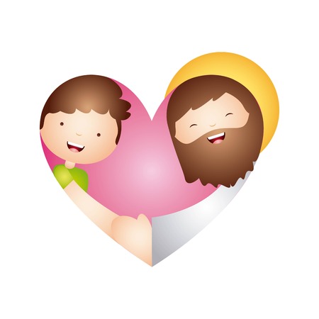 catholic religion design, vector illustration eps10 graphicのイラスト素材