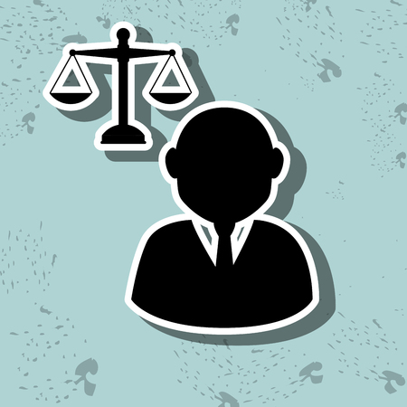 justice system design, vector illustration eps10 graphicのイラスト素材