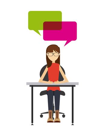 people talk design, vector illustration eps10 graphicのイラスト素材
