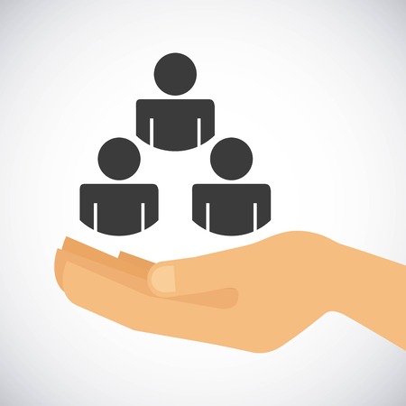 teamwork business design, vector illustration eps10 graphicのイラスト素材