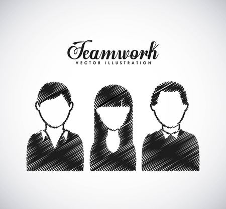 teamwork business design, vector illustration eps10 graphicのイラスト素材