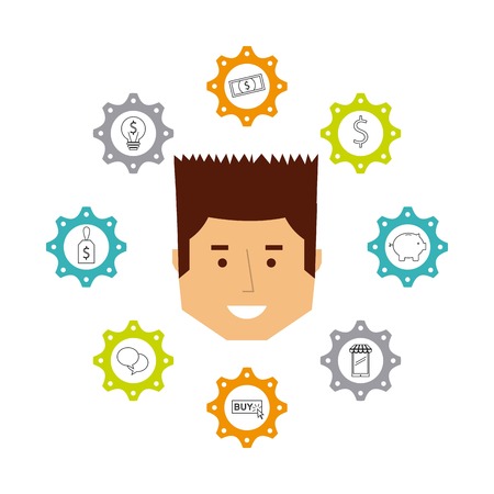 teamwork business design, vector illustration eps10 graphicのイラスト素材