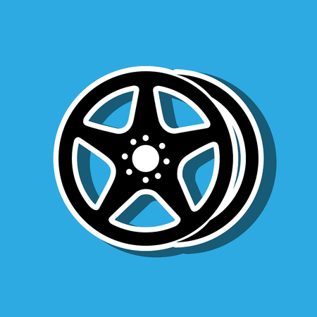 car tires design, vector illustration eps10 graphicのイラスト素材