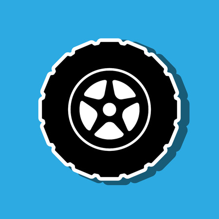 car tires design, vector illustration eps10 graphicのイラスト素材