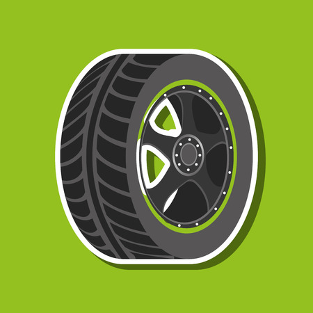 car tires design, vector illustration eps10 graphicのイラスト素材