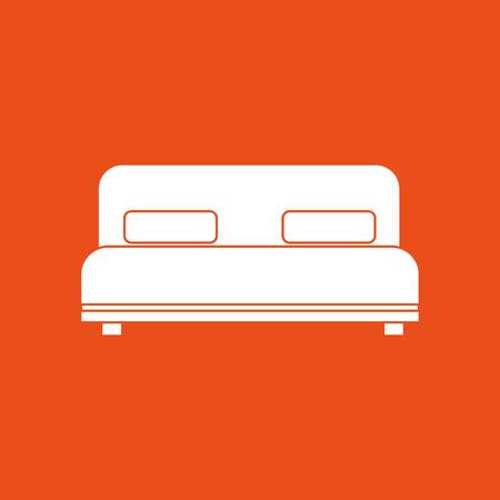 bed isolated design, vector illustration eps10 graphicのイラスト素材