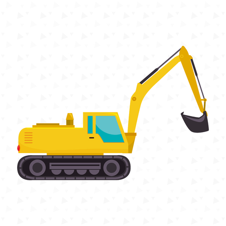 construction machinery design, vector illustration eps10 graphicのイラスト素材