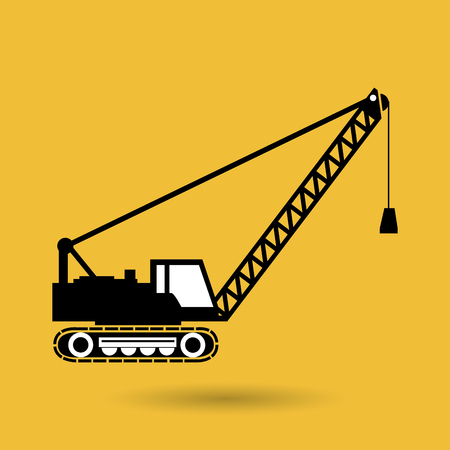 crane service design, vector illustration eps10 graphicのイラスト素材